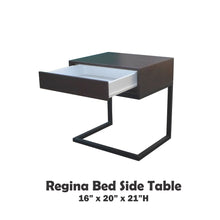 Load image into Gallery viewer, Regina Bed Side Table w/ Drawer
