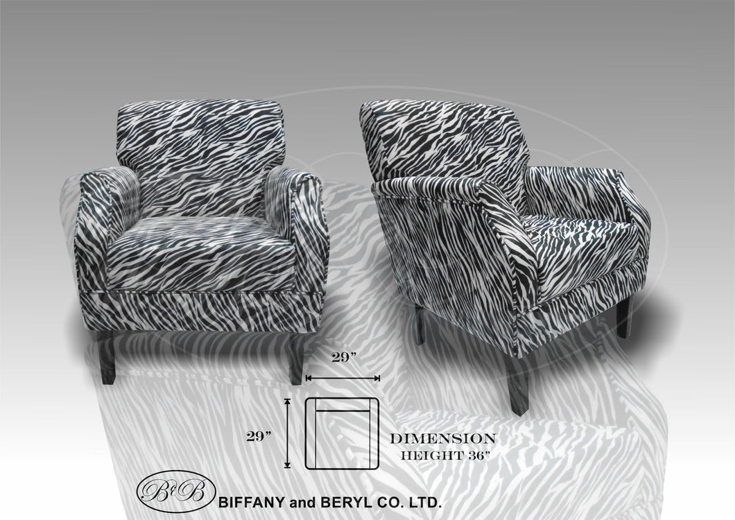 Zebra Accent Chair